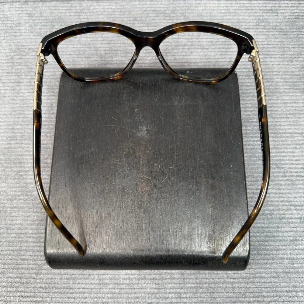 Bvlgari 8155 Serpenti Sunglasses Tortoise Shell Gold Enamel‎ Cat Eye 504/13 57mm